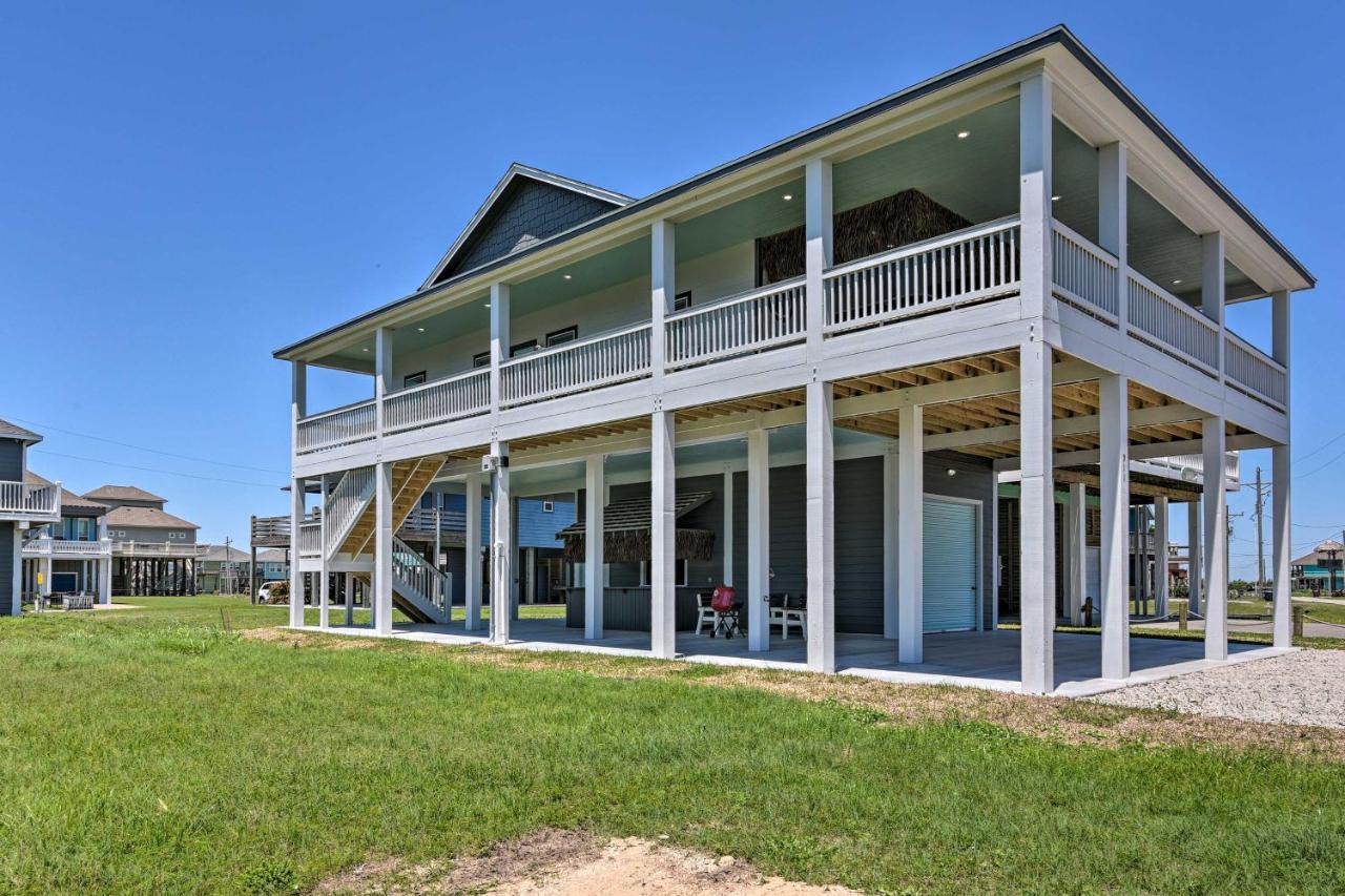 Bolivar Peninsula Beach House, Steps To Coast Екстериор снимка
