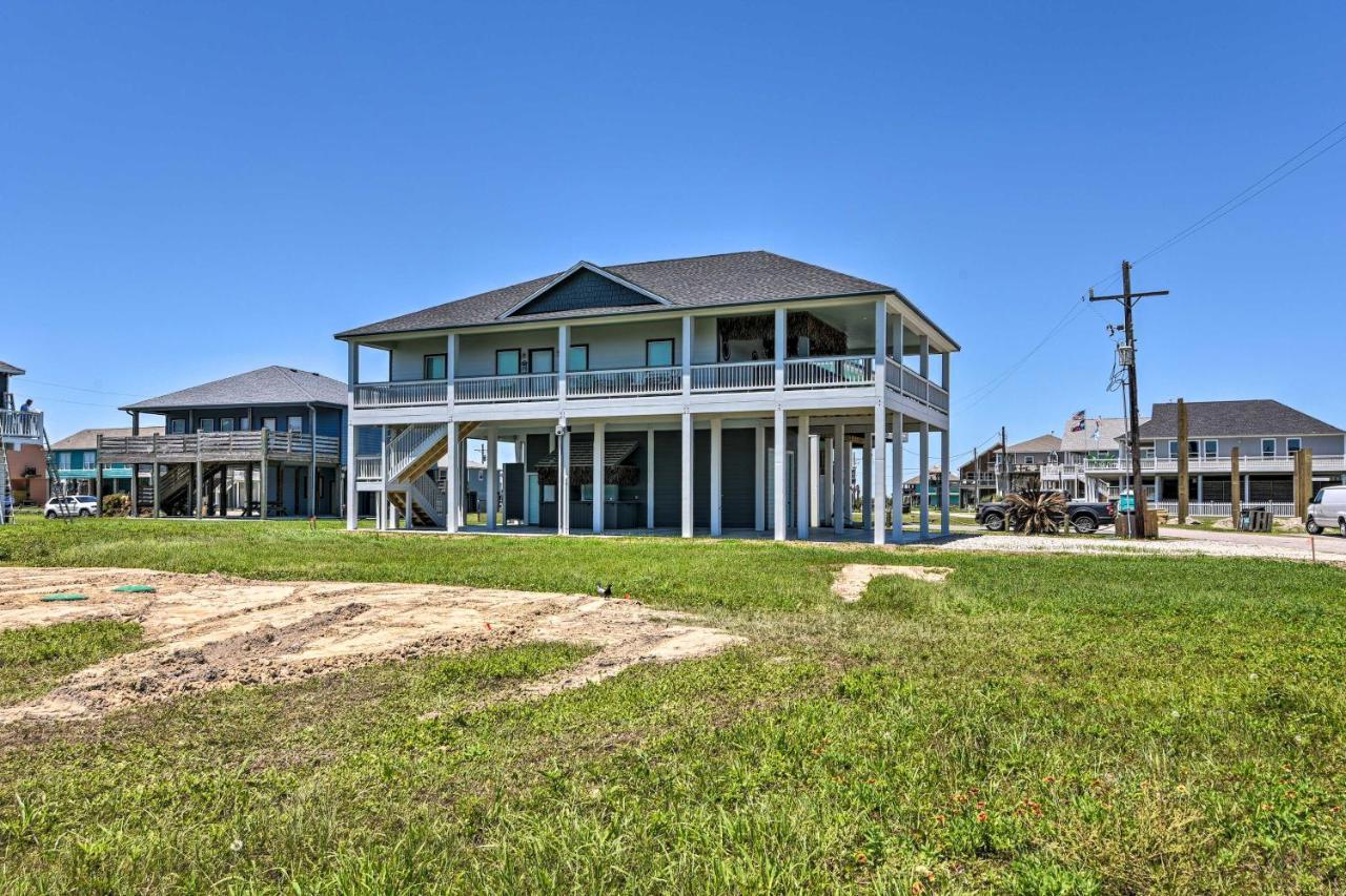 Bolivar Peninsula Beach House, Steps To Coast Екстериор снимка