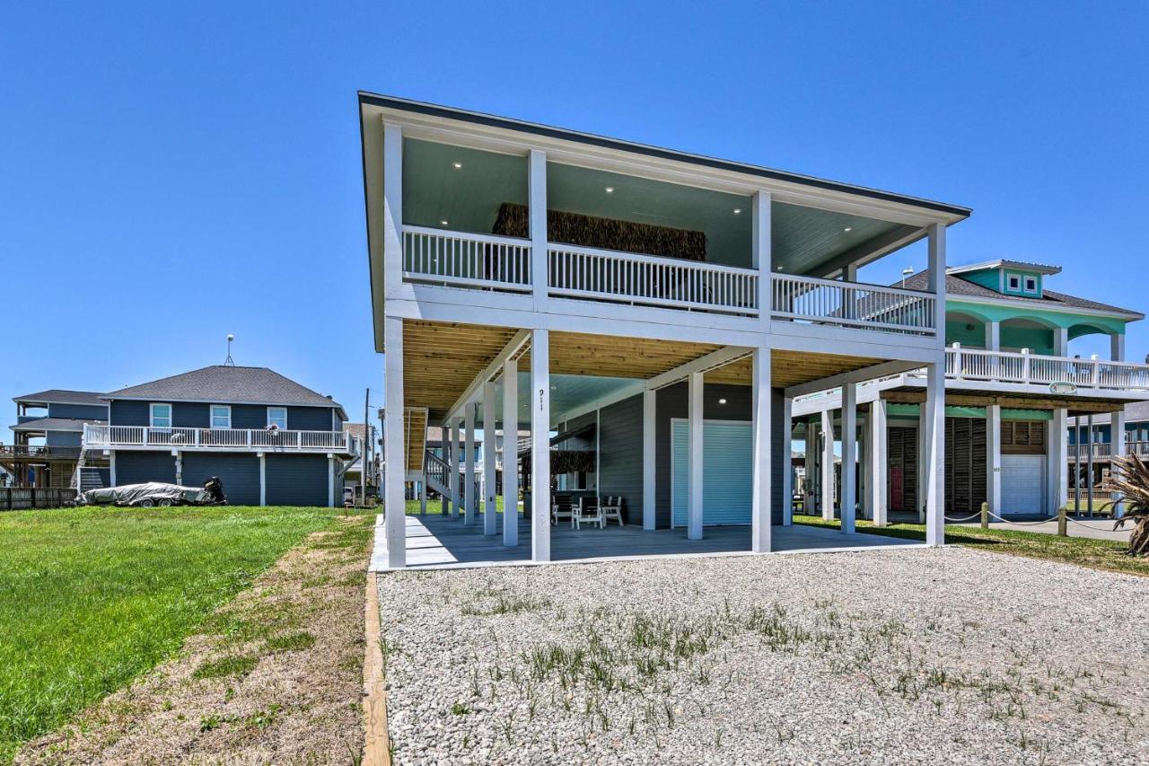 Bolivar Peninsula Beach House, Steps To Coast Екстериор снимка