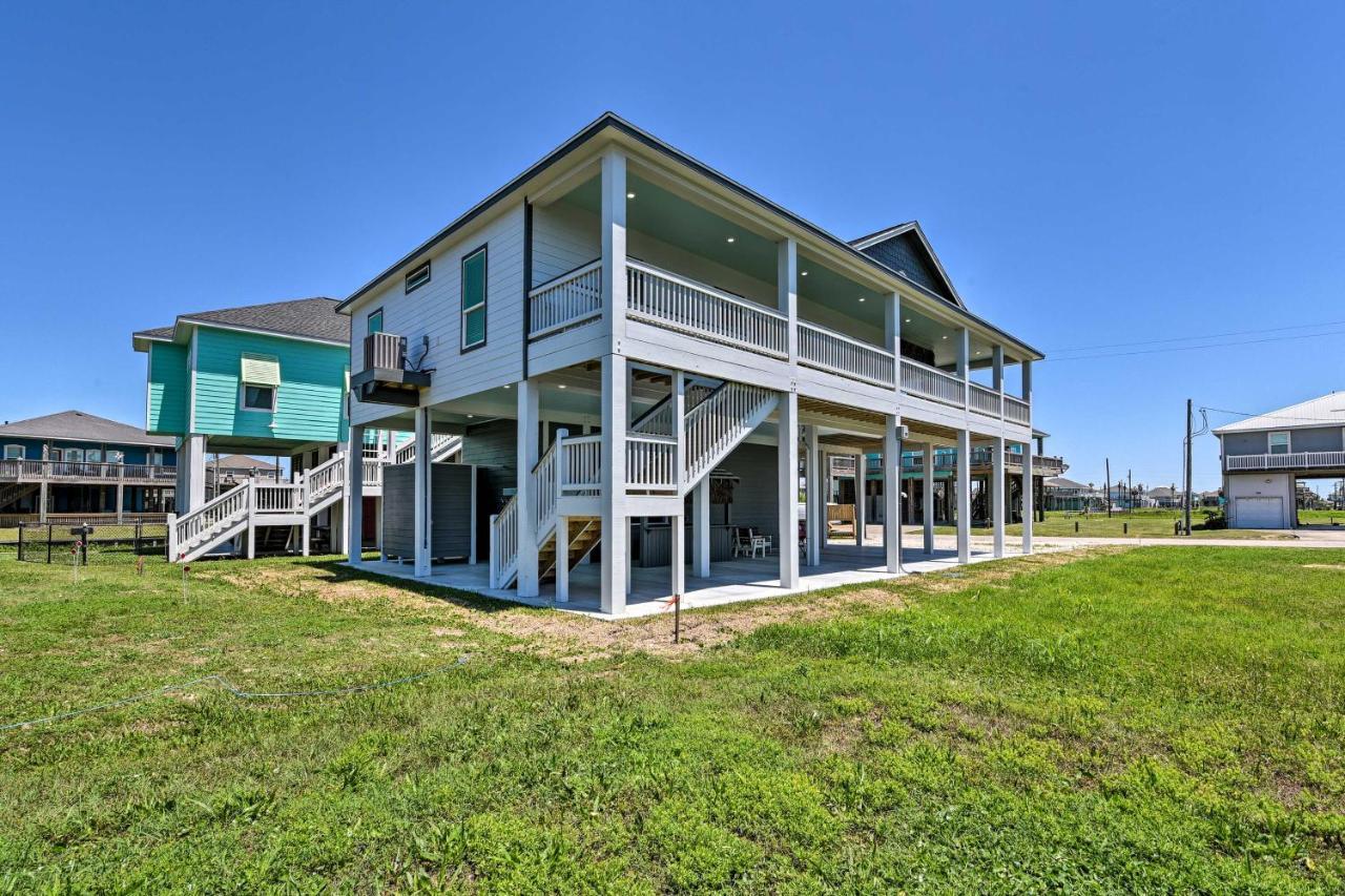 Bolivar Peninsula Beach House, Steps To Coast Екстериор снимка
